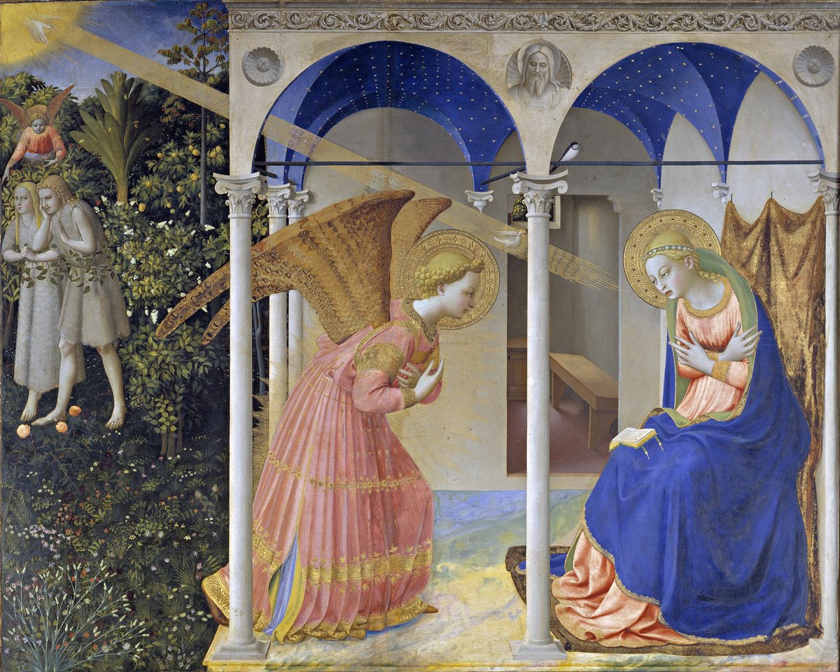 Fra Angelico, La Anunciación